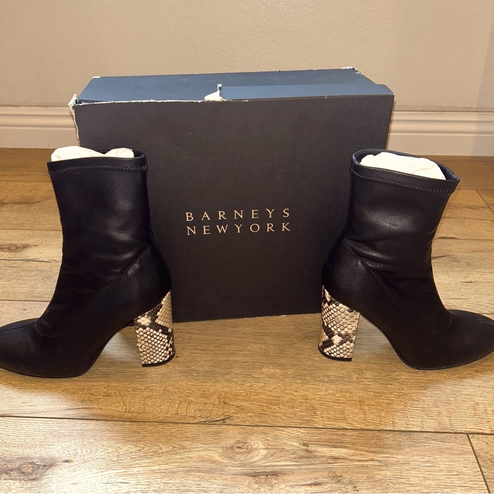 Authentic Barney’s New York Leather Boots